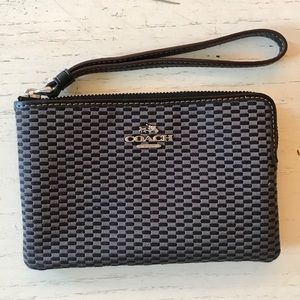 Coach Corner Zip Wristlet